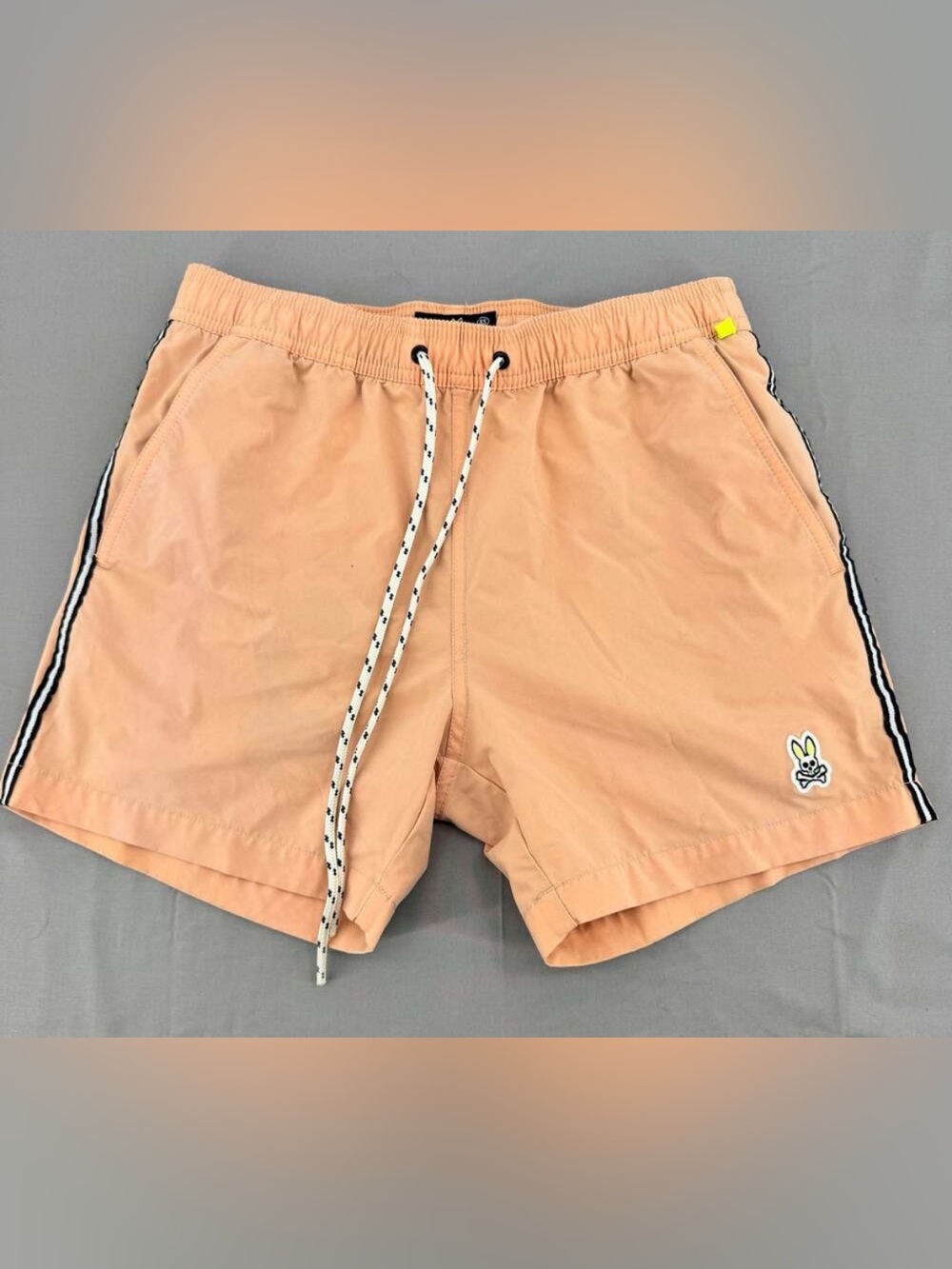 Psycho Bunny Peach Swim Trunks Size XS